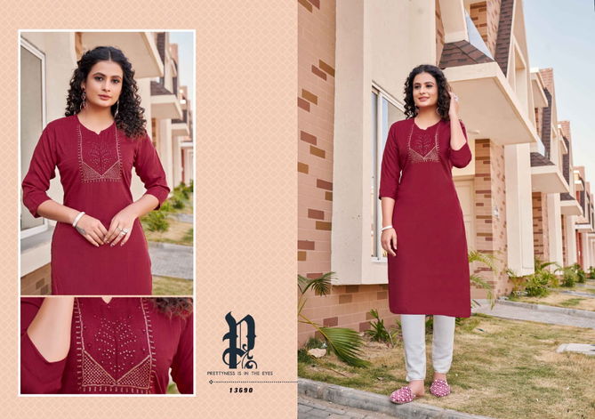 Kalaroop Walter By Kessi 13688-13693 Designer Kurtis Catalog